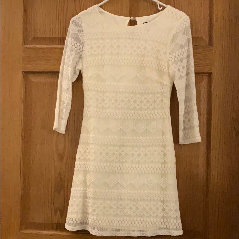 White formal dress